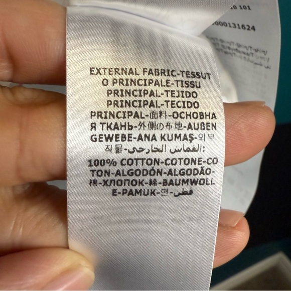 Jimmy Choo White Short Sleeve Tee - Picture 7 of 11